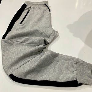 Fashion Moto Joggers in Grey with Black Lining BRAND NEW! NEVER WORN W/ TAGS!